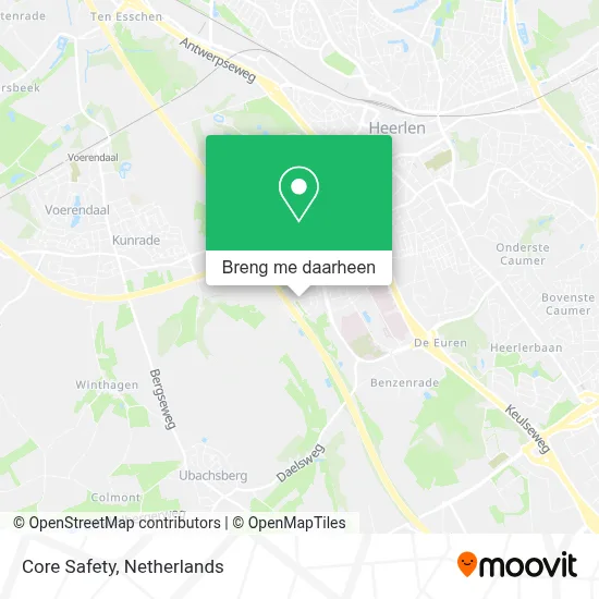 Core Safety kaart