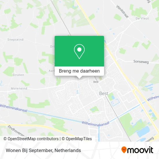 Wonen Bij September kaart