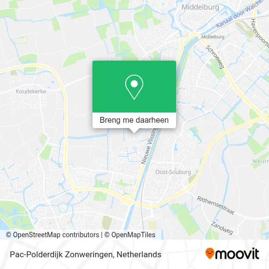 Pac-Polderdijk Zonweringen kaart