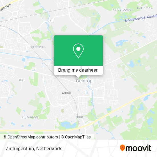 Zintuigentuin kaart