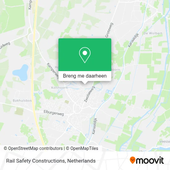 Rail Safety Constructions kaart