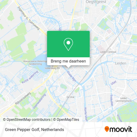 Green Pepper Golf kaart