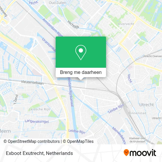 Exboot Exutrecht kaart