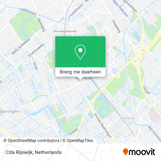 Cda Rijswijk kaart