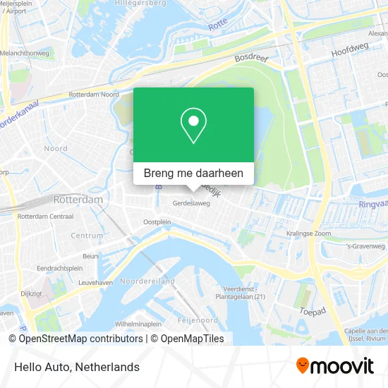 Hello Auto kaart