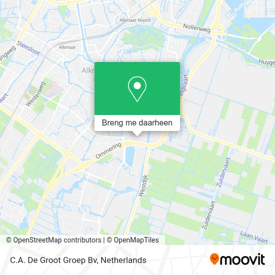 C.A. De Groot Groep Bv kaart