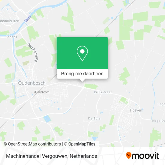 Machinehandel Vergouwen kaart