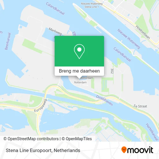 Stena Line Europoort kaart