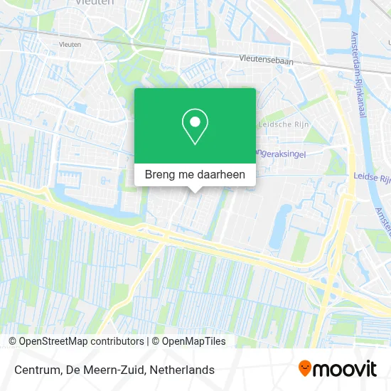 Centrum, De Meern-Zuid kaart