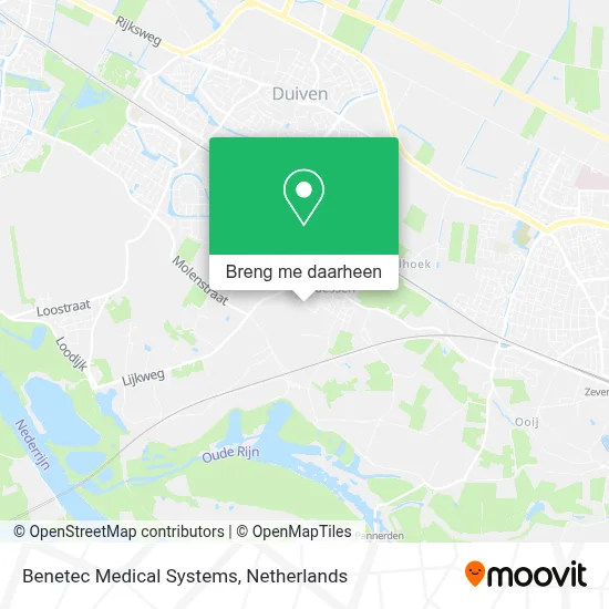 Benetec Medical Systems kaart