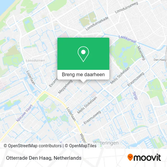 Otterrade Den Haag kaart