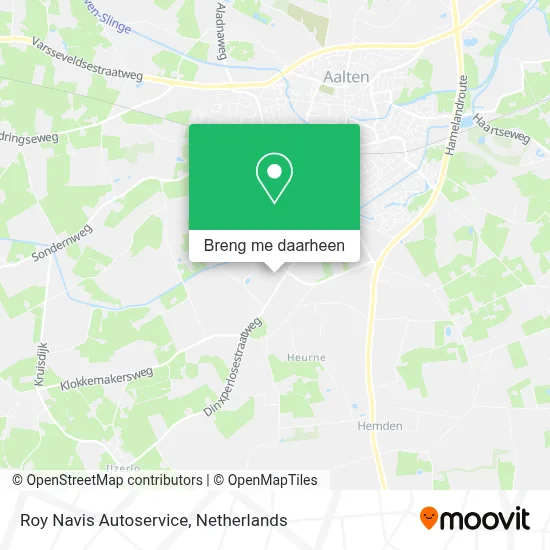 Roy Navis Autoservice kaart