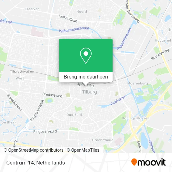 Centrum 14 kaart