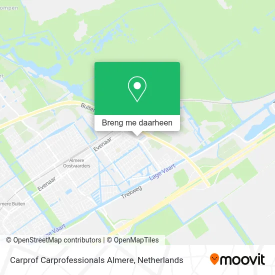 Carprof Carprofessionals Almere kaart