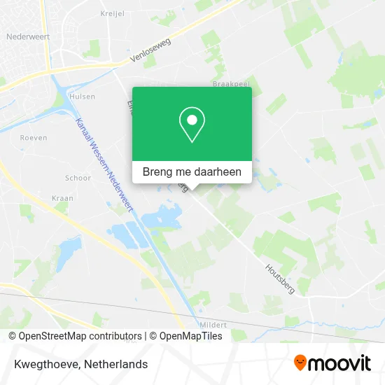 Kwegthoeve kaart