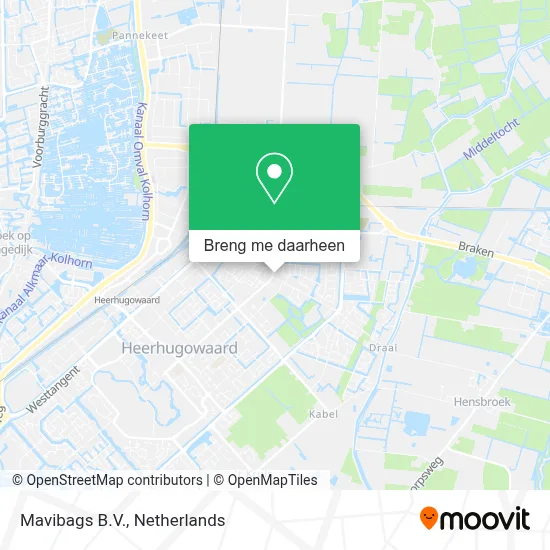 Mavibags B.V. kaart
