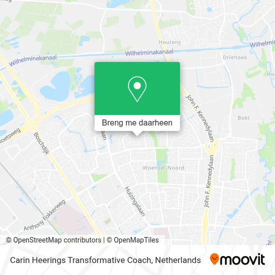Carin Heerings Transformative Coach kaart