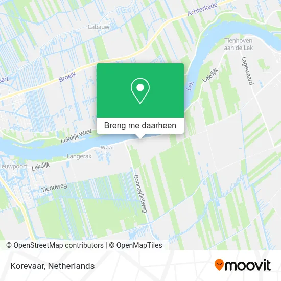 Korevaar kaart