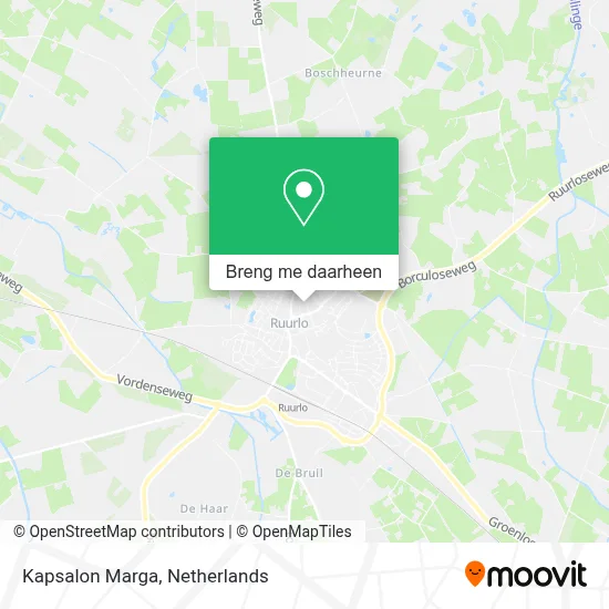 Kapsalon Marga kaart