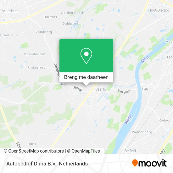 Autobedrijf Dima B.V. kaart