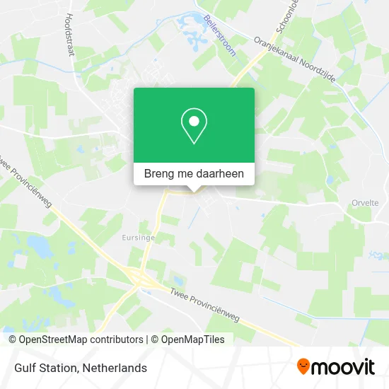 Gulf Station kaart