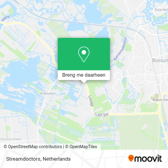 Streamdoctors kaart