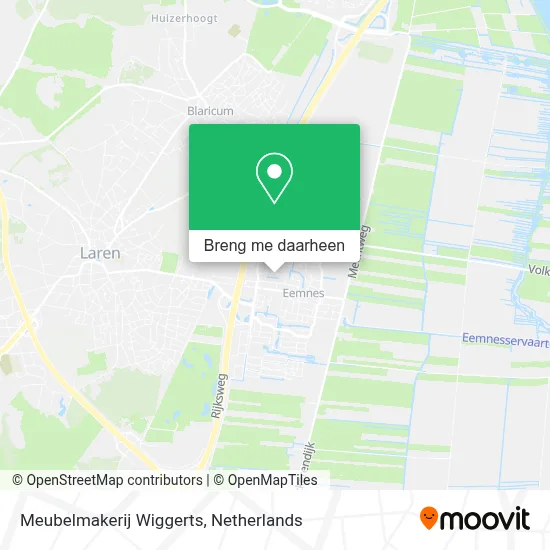 Meubelmakerij Wiggerts kaart