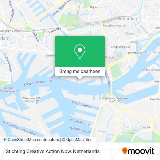 Stichting Creative Action Now kaart