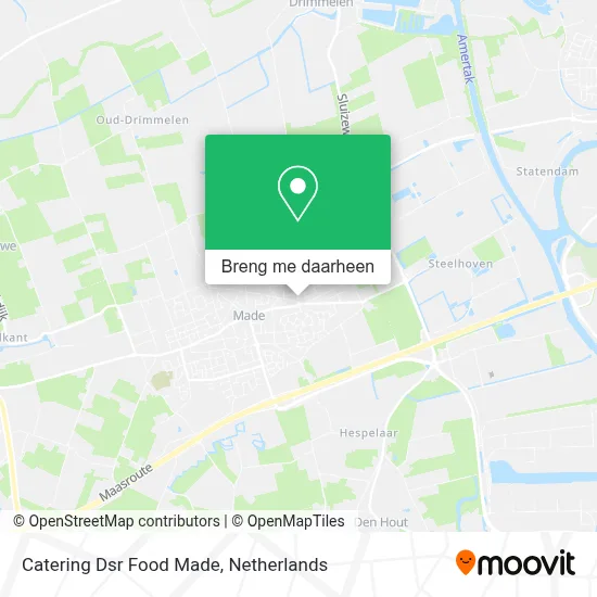 Catering Dsr Food Made kaart