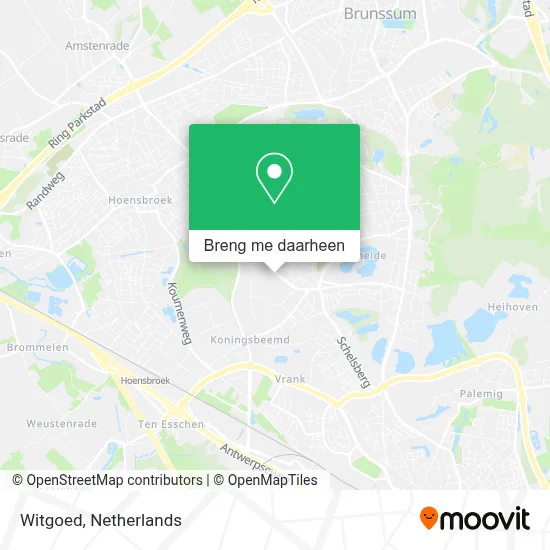 Witgoed kaart
