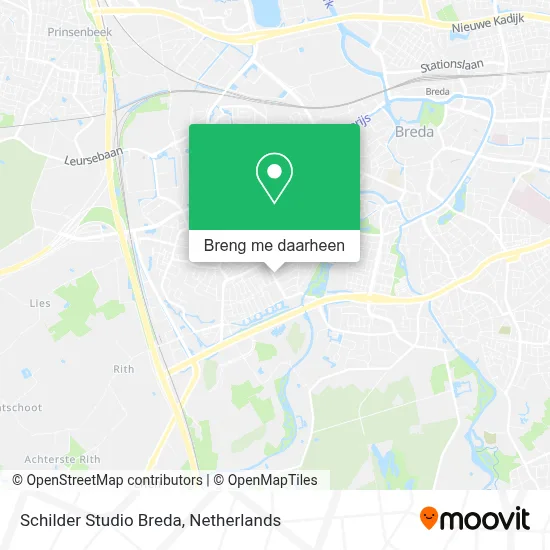 Schilder Studio Breda kaart