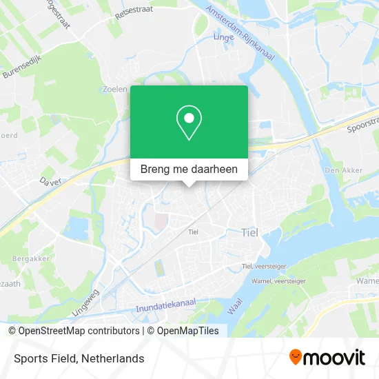Sports Field kaart