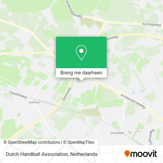 Dutch Handball Association kaart