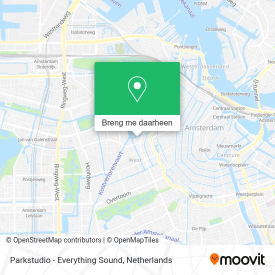 Parkstudio - Everything Sound kaart