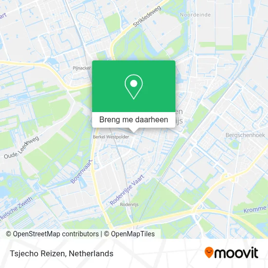 Tsjecho Reizen kaart