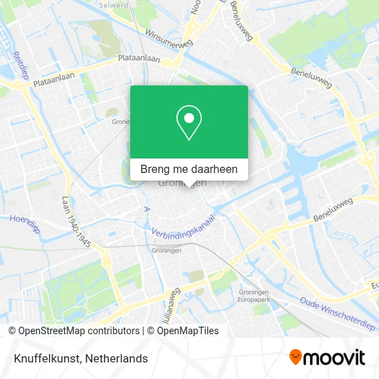 Knuffelkunst kaart