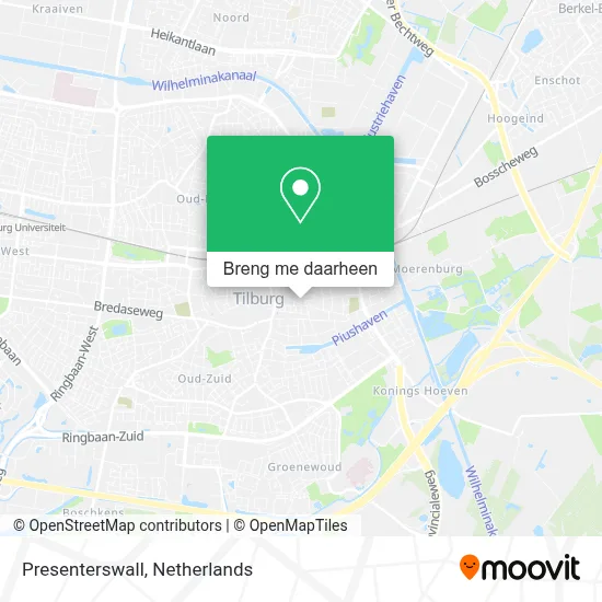 Presenterswall kaart