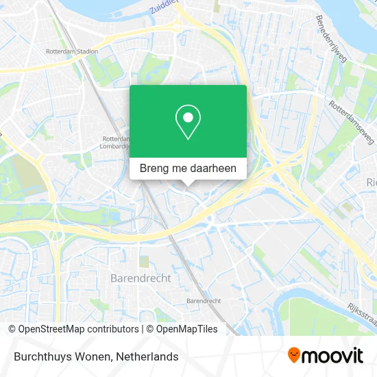 Burchthuys Wonen kaart