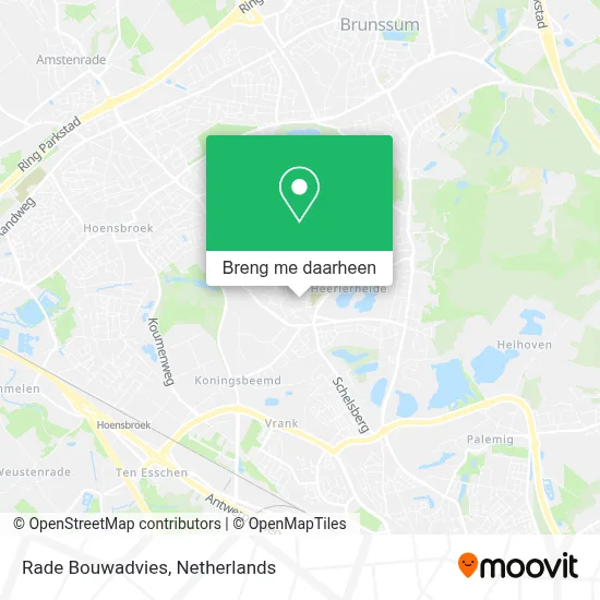 Rade Bouwadvies kaart