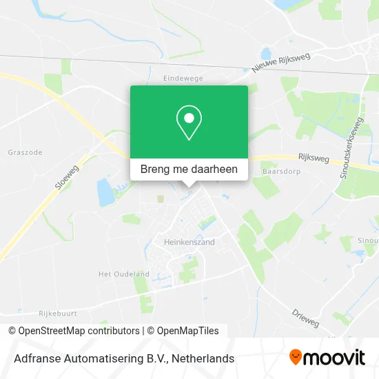 Adfranse Automatisering B.V. kaart
