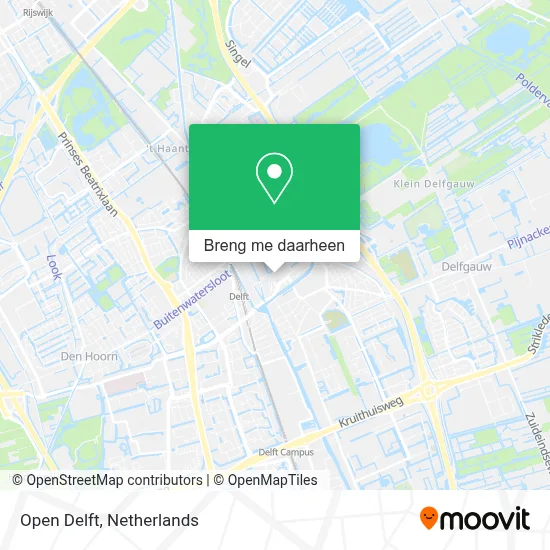 Open Delft kaart