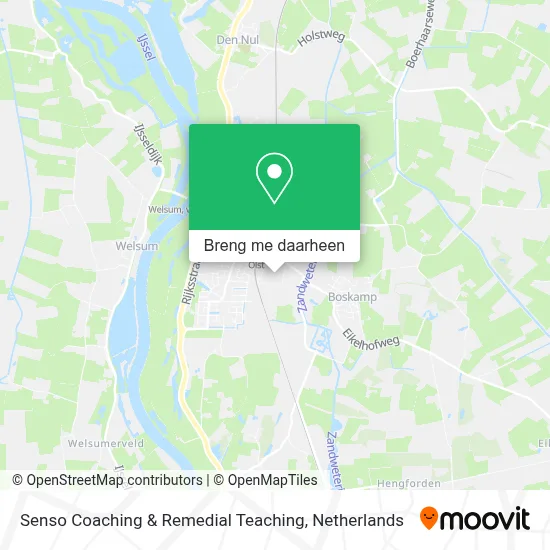 Senso Coaching & Remedial Teaching kaart