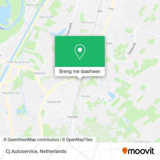 Cj Autoservice kaart