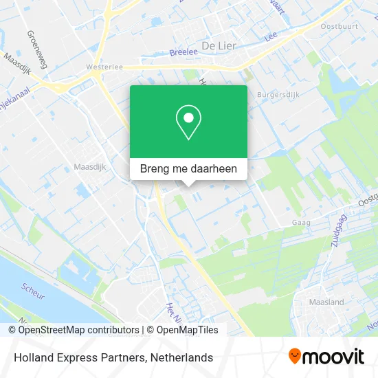 Holland Express Partners kaart