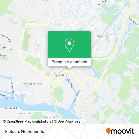 Fietsen kaart
