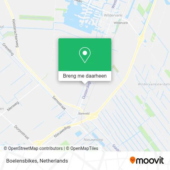 Boelensbikes kaart