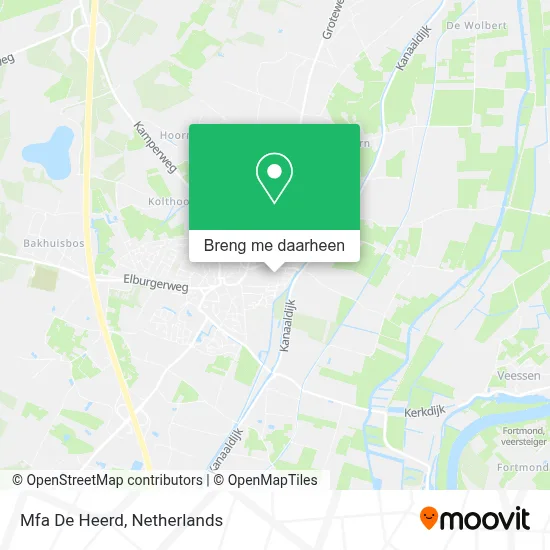 Mfa De Heerd kaart