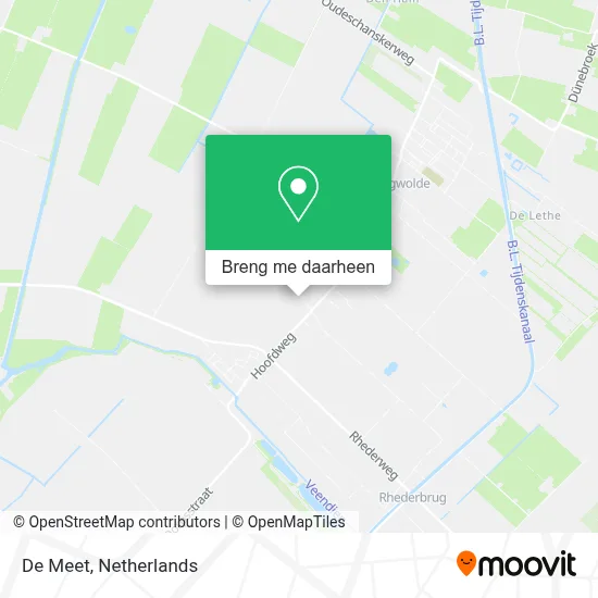 De Meet kaart