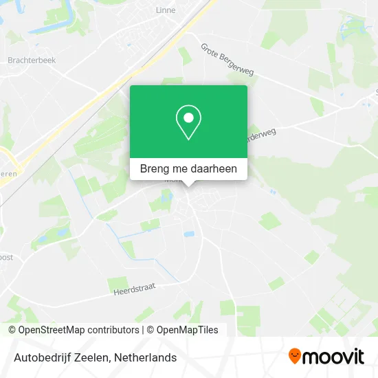 Autobedrijf Zeelen kaart