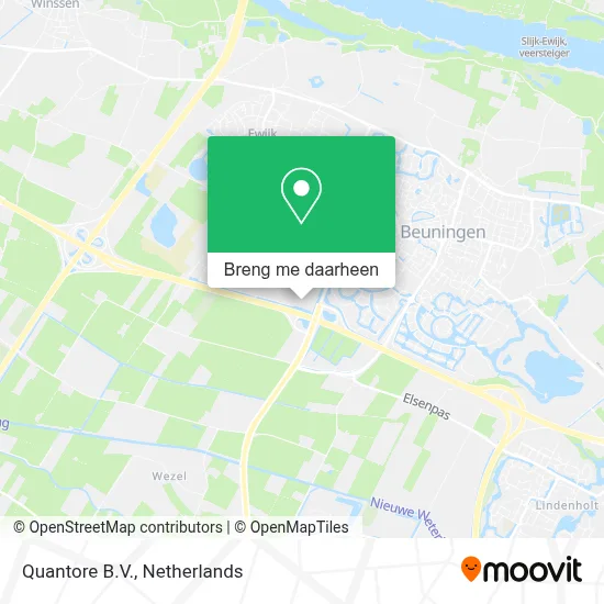 Quantore B.V. kaart